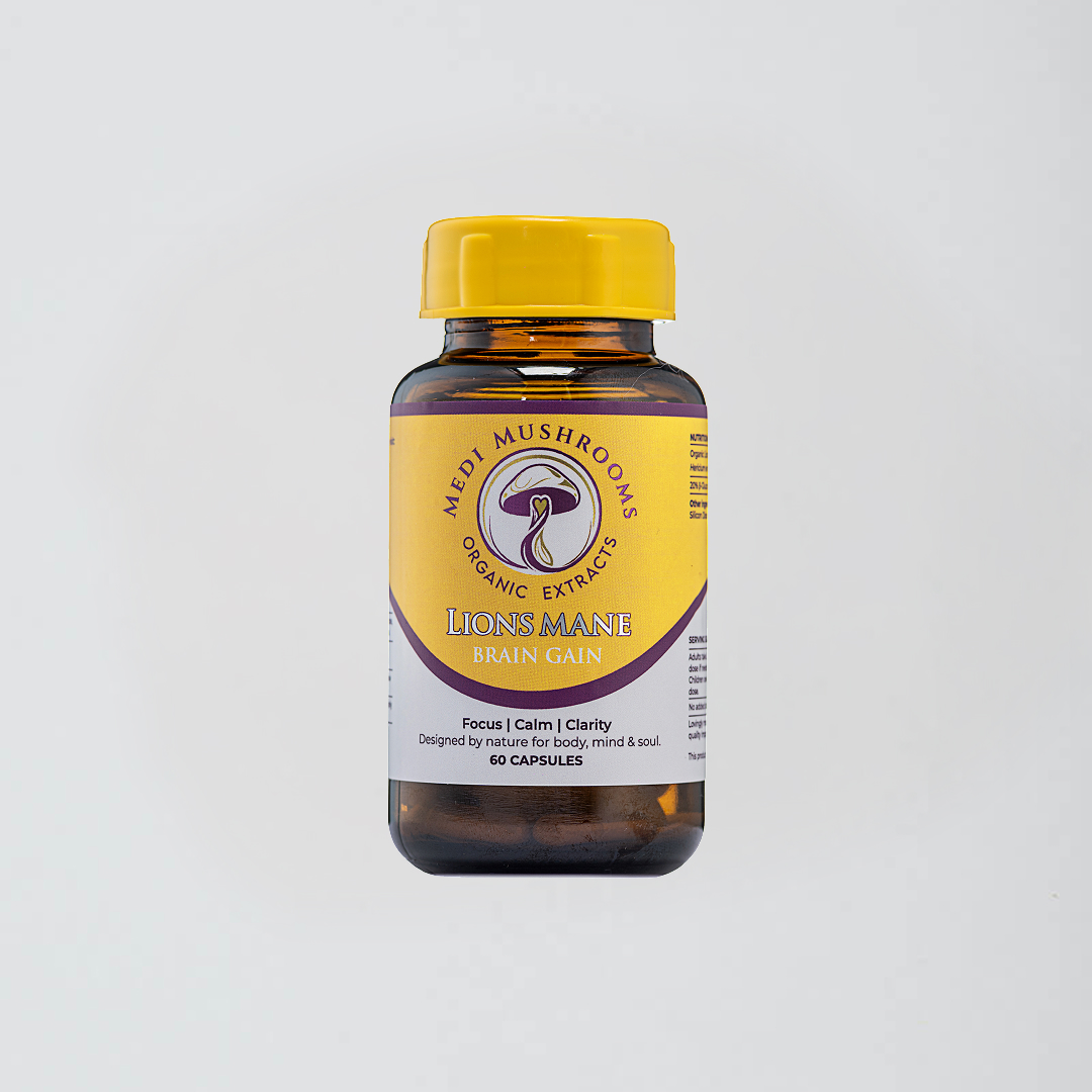 Lions Mane Organic Extract (Focus & Clarity)